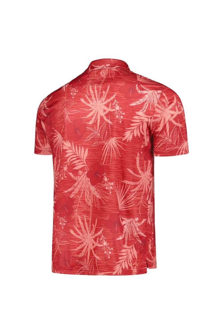 Men's Colosseum Crimson Washington State Cougars Palms Team Polo, Alternate, color, Crimson
