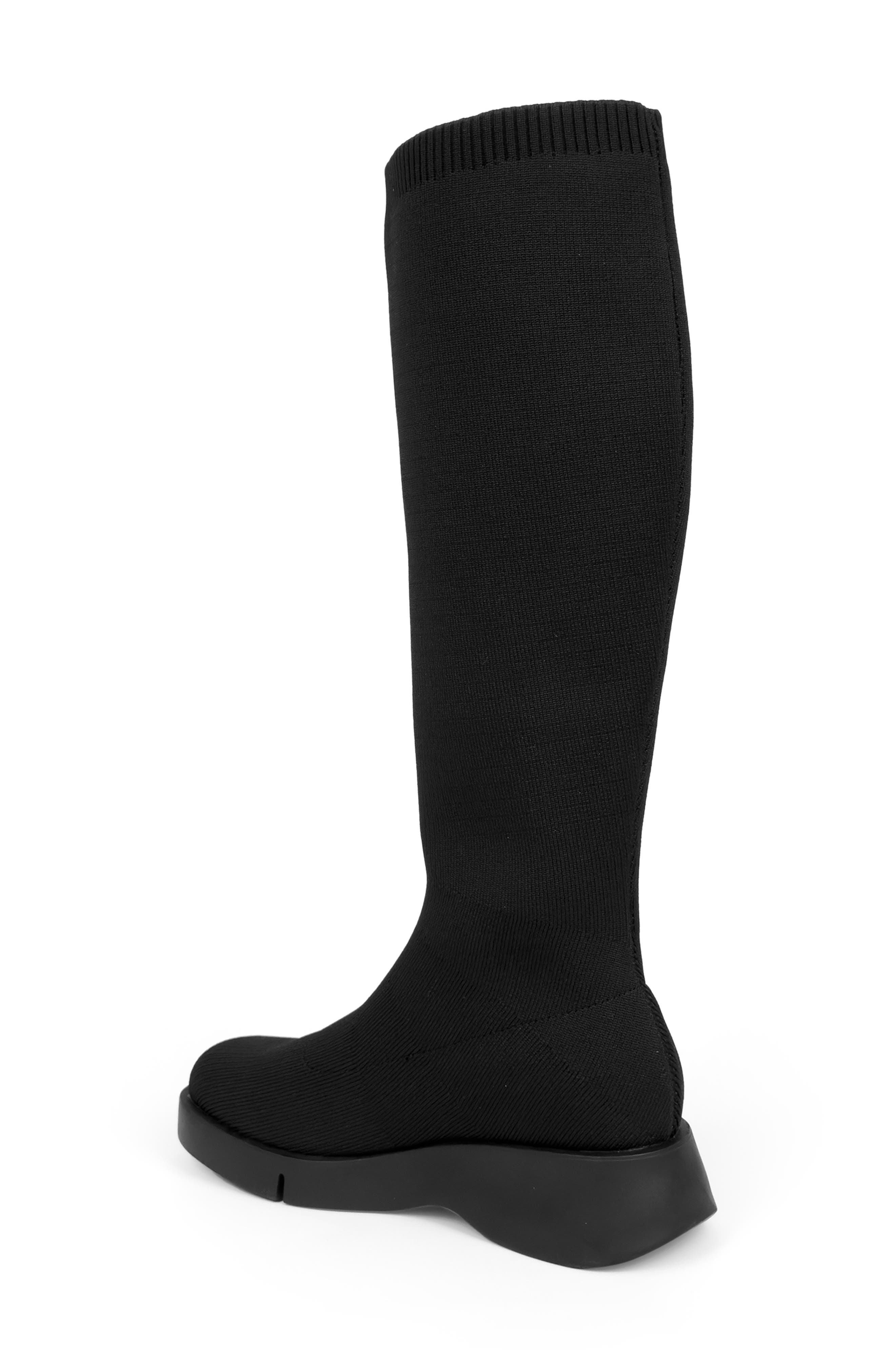 Aerosoles Flann Knee High Boot, Alternate, color, Black Knit