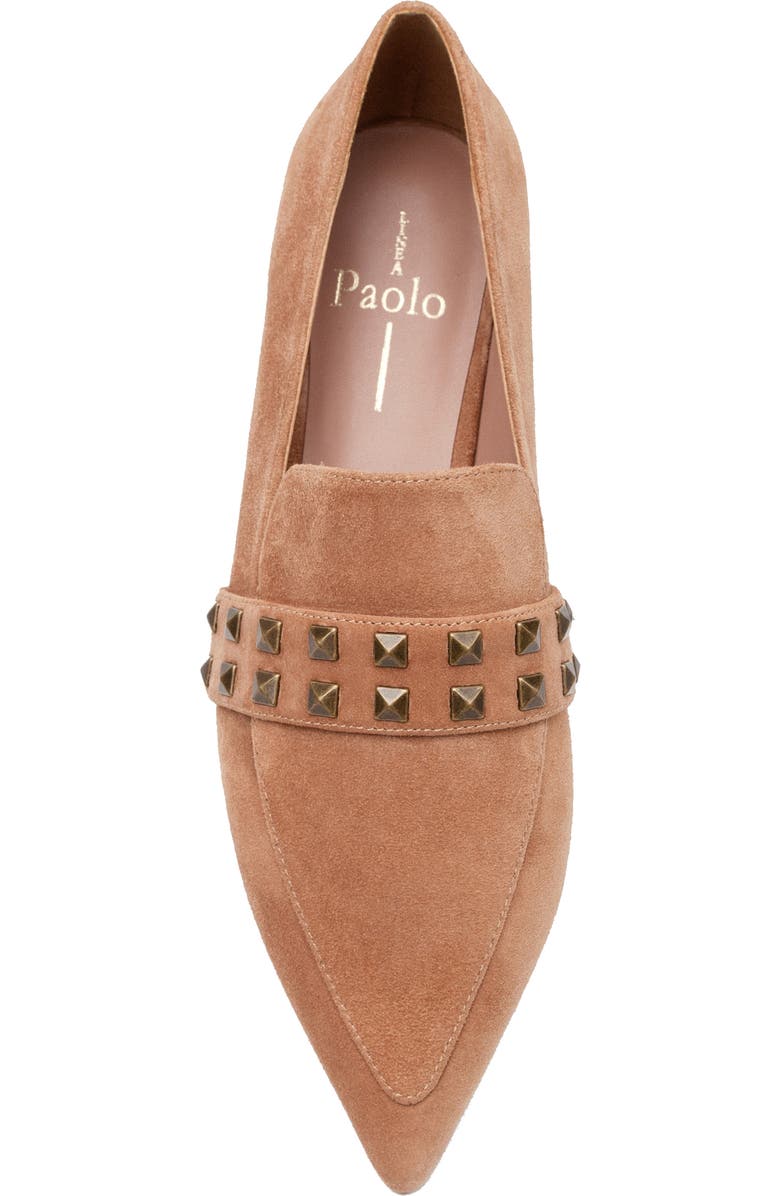 Linea Paolo Mylene Pointed Toe Flat, Alternate, color, Tan