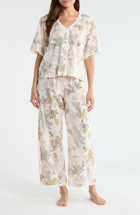 Peached Cotton Lawn Pajama Set