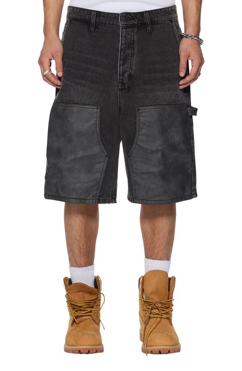 Maxx Operator Torqued Denim Shorts