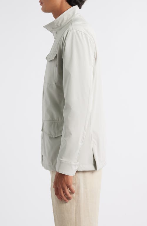 Aurélien Waterproof Field Jacket In Metallic
