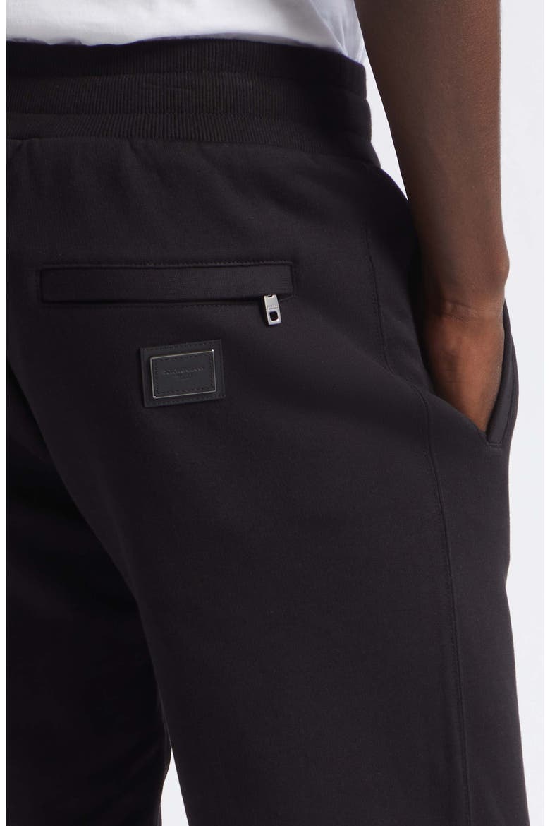 Logo Plate Pants, Alternate, color, NERO
