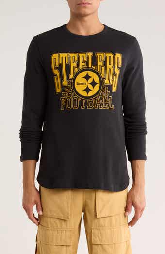Junk Food NFL Steelers Classic Thermal Cotton Graphic T-Shirt