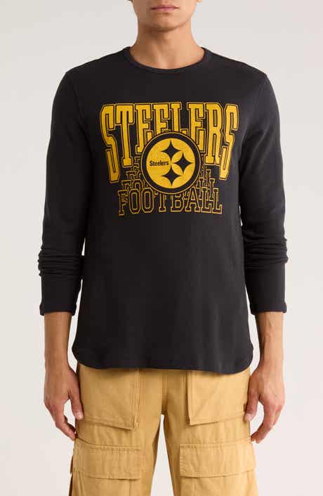Junk Food NFL Steelers Classic Thermal Cotton Graphic T-Shirt