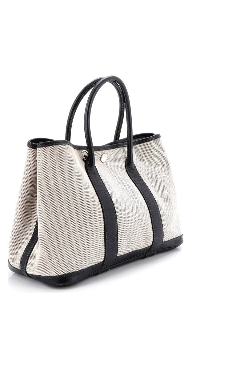 Pre-Owned Hermes Garden Party Tote Toile and Leather 30, Alternate, color,