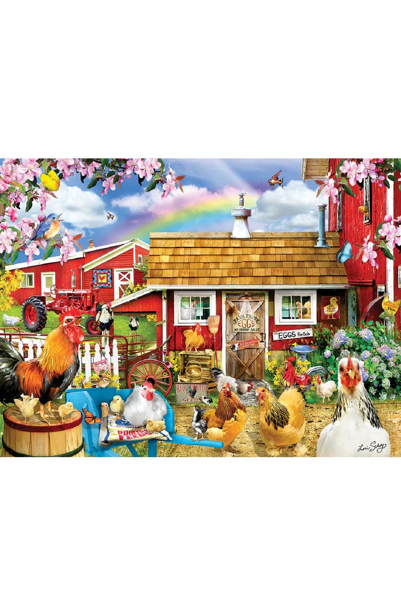 Sunsout Springtime Chickens 1000 piece Jigsaw Puzzle for Adults, Alternate, color, Multicolor
