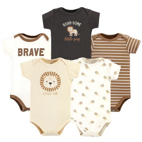 Essential Cotton Bodysuits 5-Piece Set