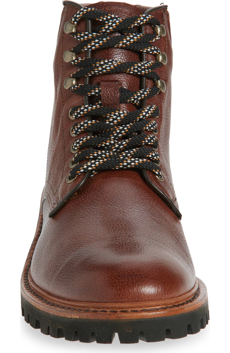 Allen Edmonds Higgins Hiker Lug Sole Boot, Alternate, color, Chili
