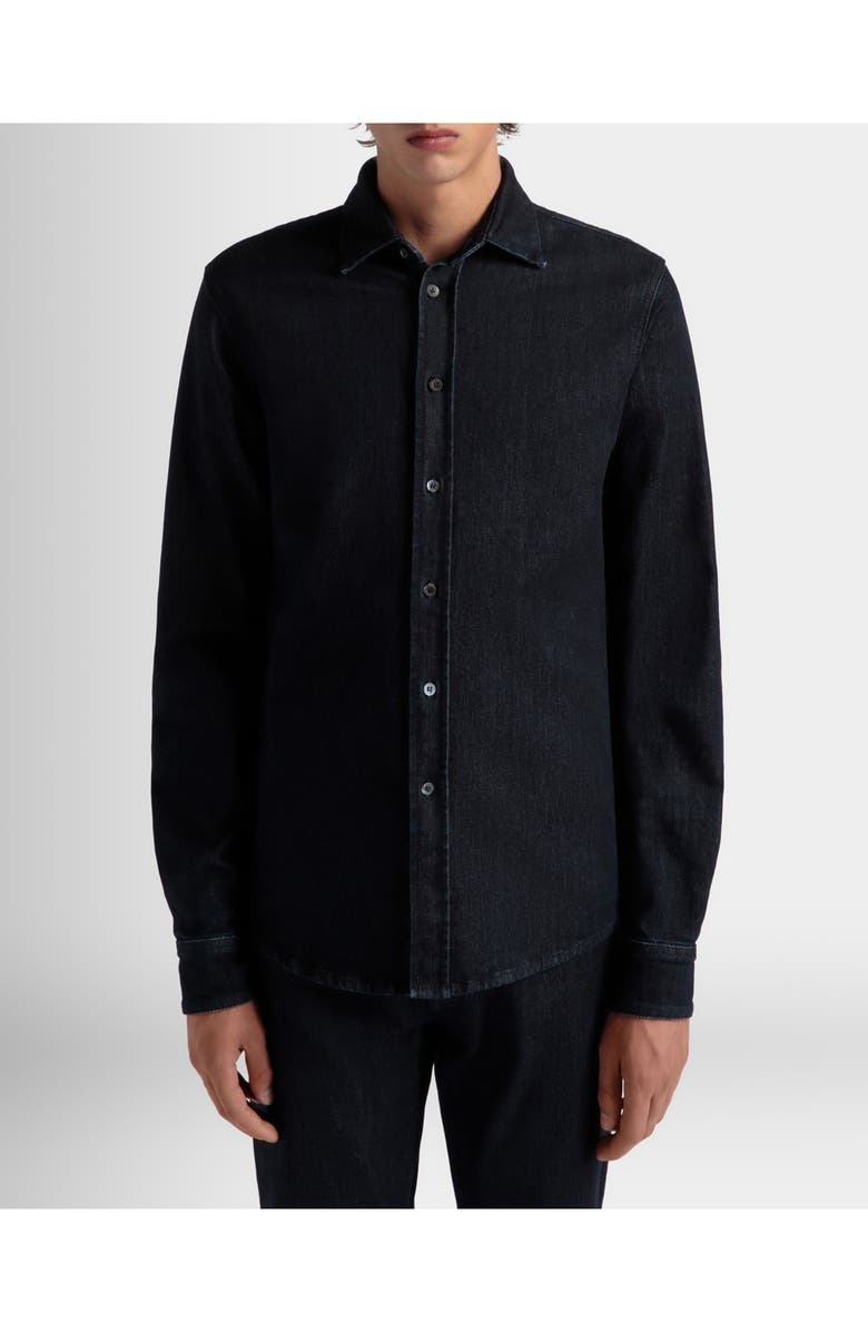 Bally Adrien Brody Travel Collection Long Sleeve Shirt, Alternate, color, Blue