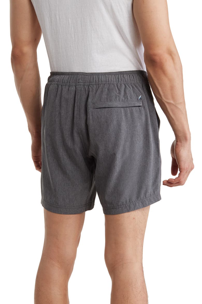 4-Way Stretch Hybrid Shorts, Alternate, color, BLACK HEATHER