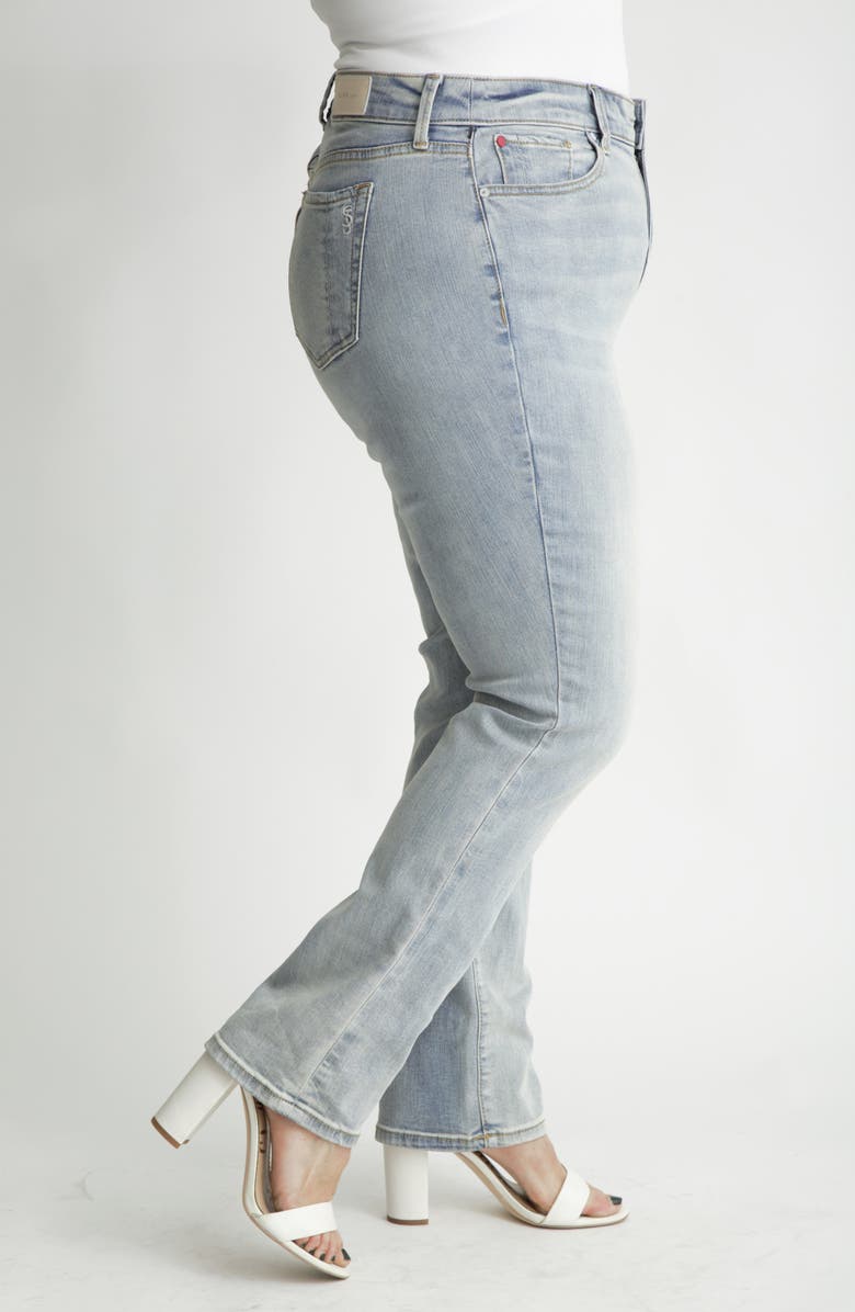 SLINK Jeans High Waist Straight Leg Jeans, Alternate, color, 