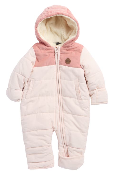 Quilted Corduroy Faux Fur Lined Bunting (Baby)