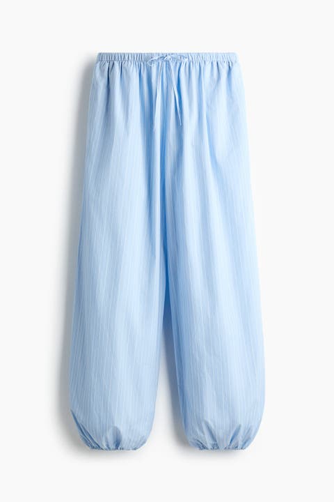Cotton Balloon Trousers