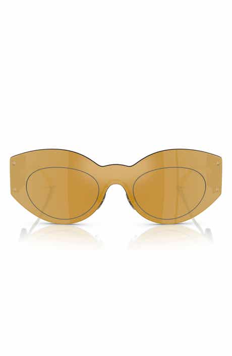 Versace 44mm Irregular Sunglasses