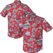 Reyn Spooner Men's Reyn Spooner  Red Washington Nationals Scenic Tri-Blend Button-Down Shirt