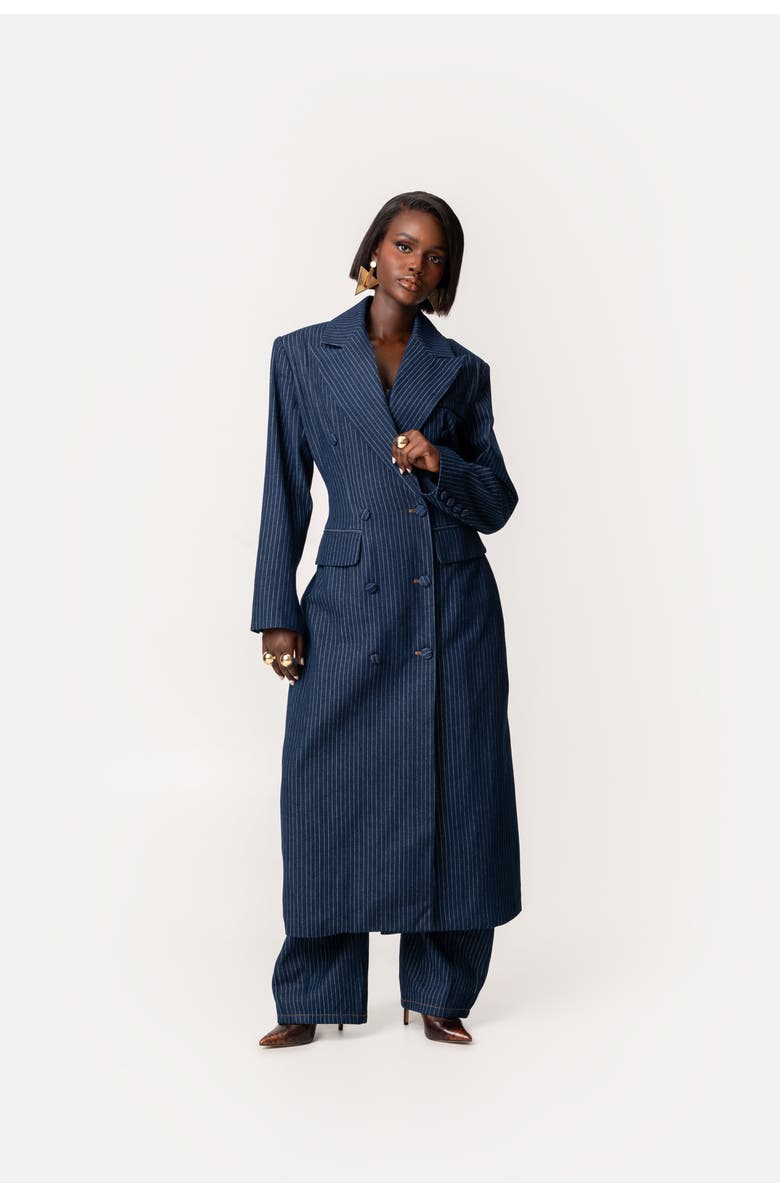OFUURE Eden Long Jacket, Alternate, color, Denim