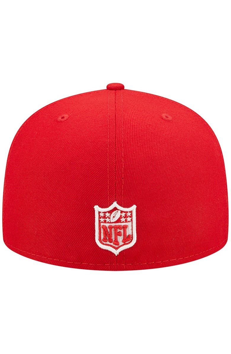 New Era Men's New Era Scarlet San Francisco 49ers Super Bowl XXIV Pop Sweat 59FIFTY Fitted Hat, Alternate, color,