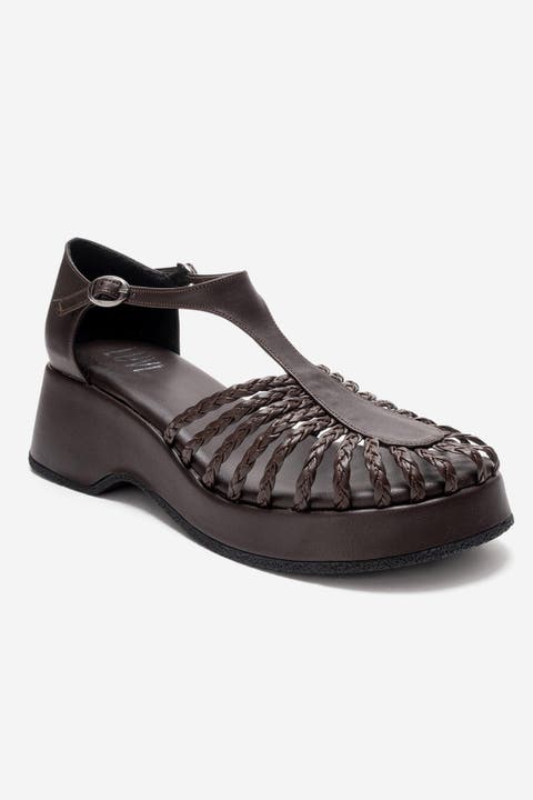 Barry Woven Wedge Sandal