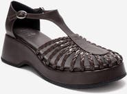 Prologue Shoes Barry Woven Wedge Sandal
