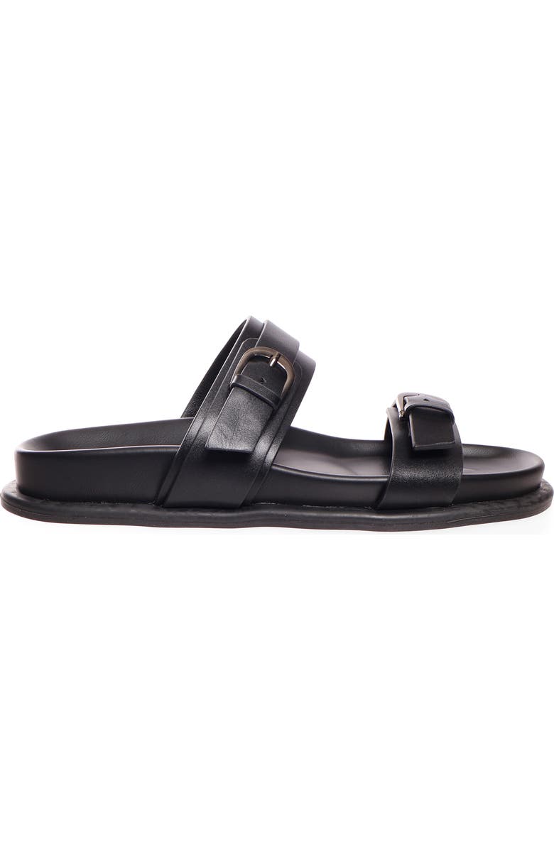 AquaDiva Double Strap Slide Sandal, Alternate, color, Black