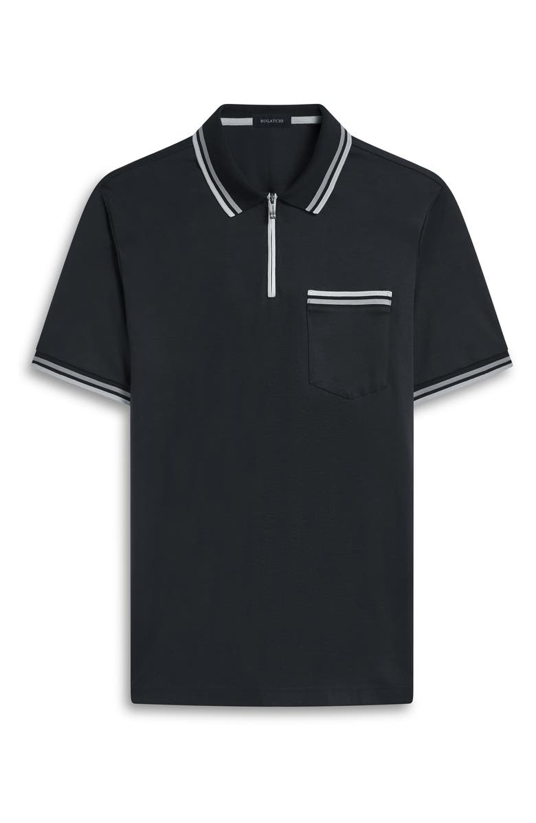 Bugatchi Quarter Zip Pocket Polo, Alternate, color,