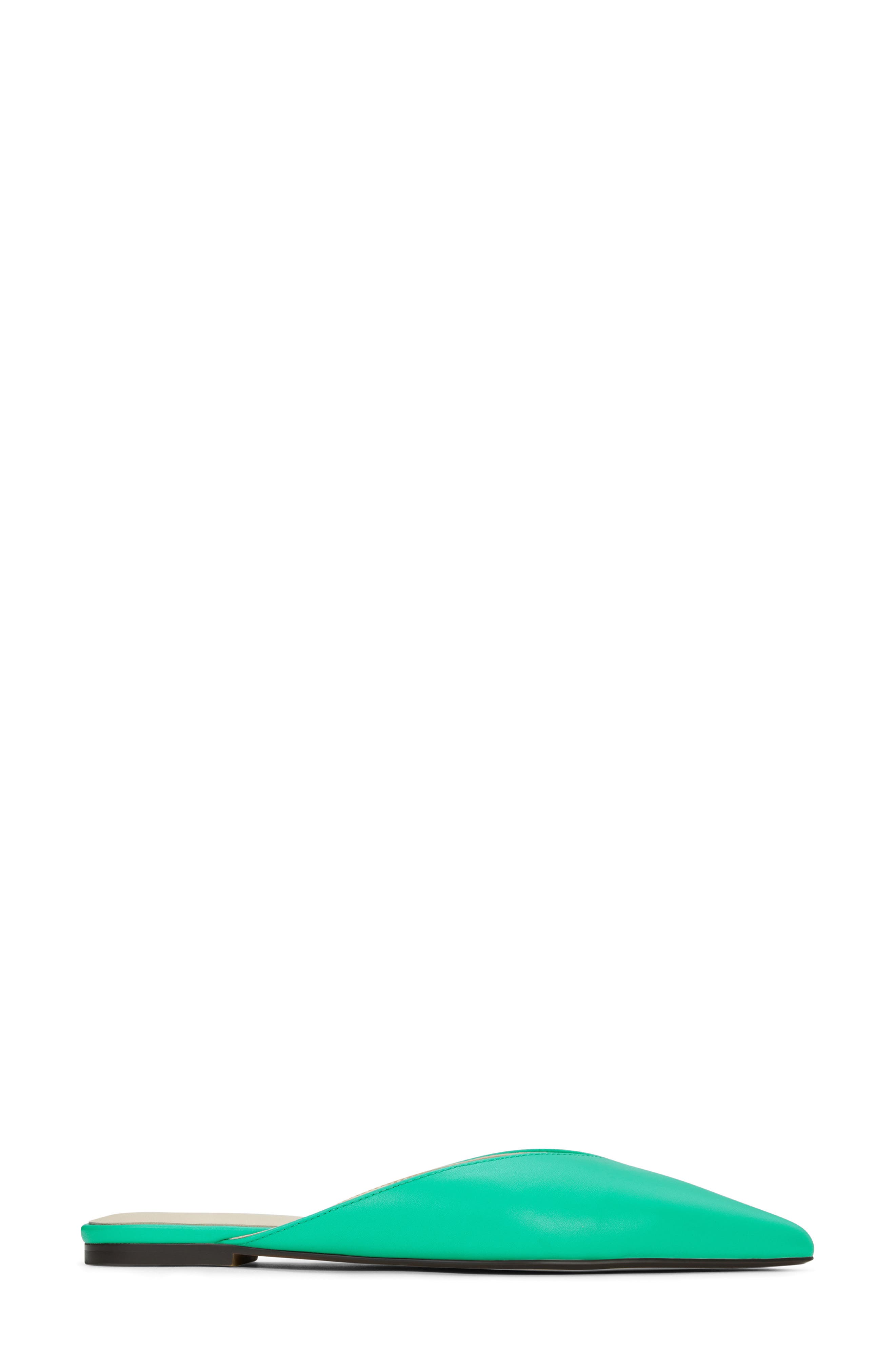 Yosi Samra Nera Pointed Toe Flat, Alternate, color, Teal