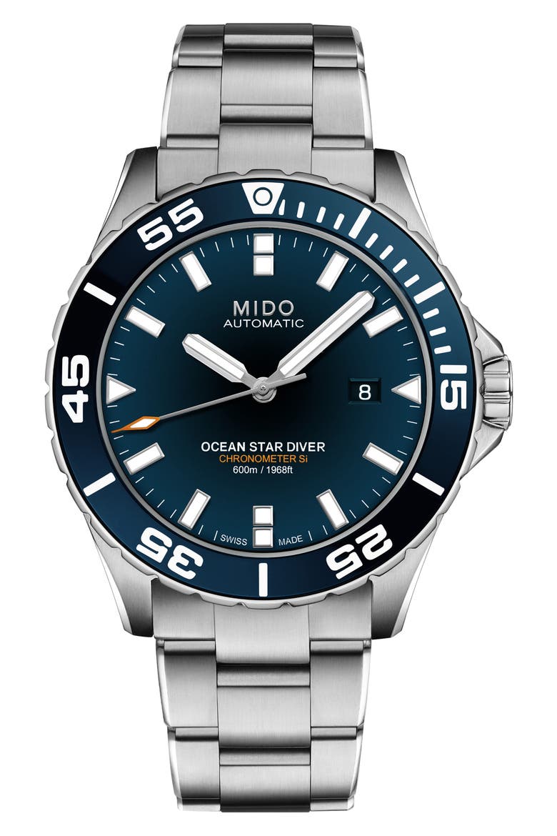 Ocean Star Diver Automatic Bracelet Watch, 43.5mm video