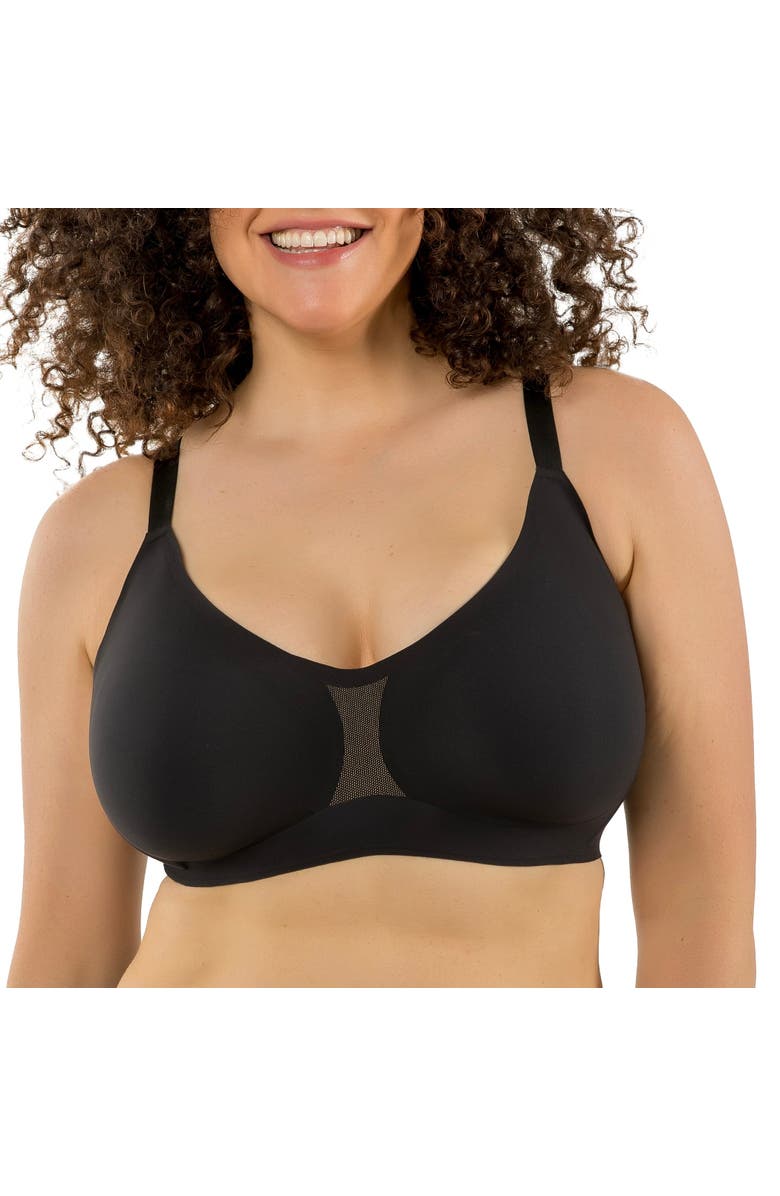 Parfait Simplicity Seamless Wire-Free Bra, Alternate, color, Black