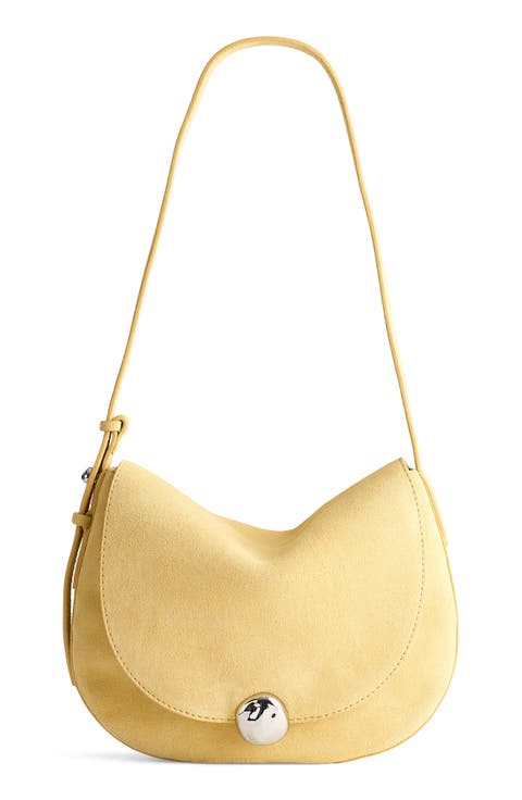 The Dakota Suede Saddle Bag