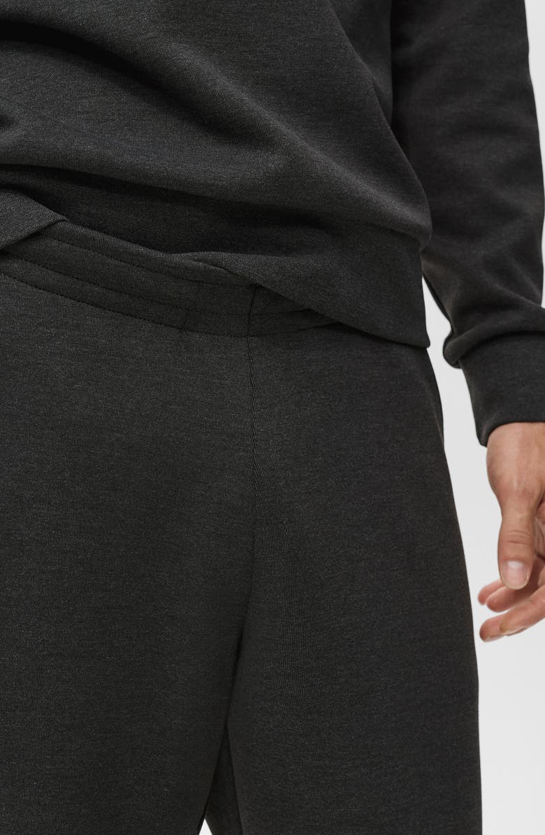 MANGO Knit Drawstring Pants, Alternate, color, Dark Heather Grey