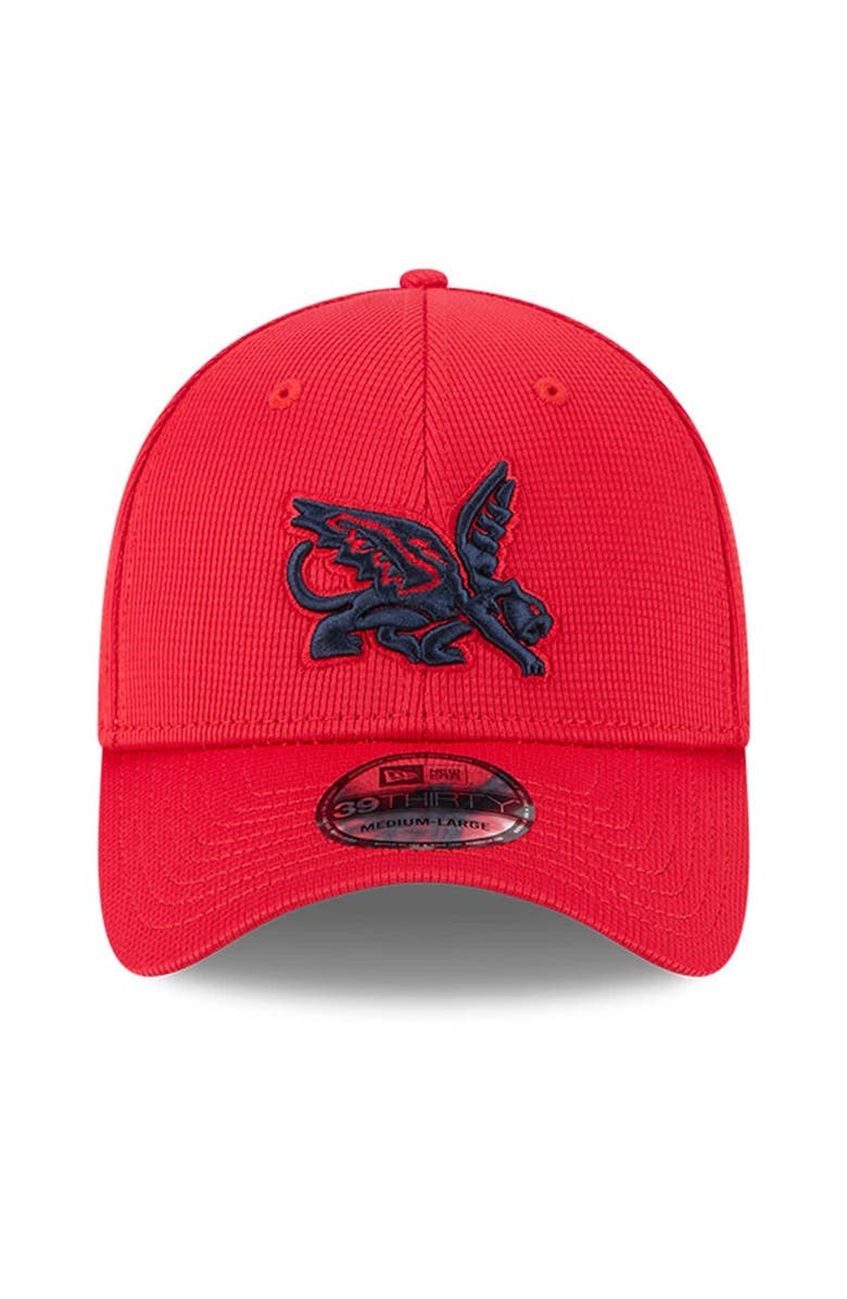 New Era Men's New Era Red Texas Rangers City Connect Batting Practice 39THIRTY Flex Hat, Alternate, color,