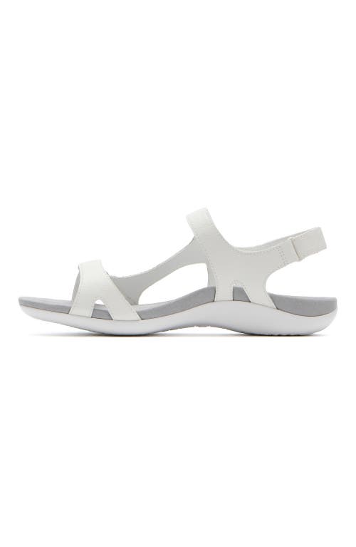 Abeo Oasis Sport Sandal In White - Metatarsal
