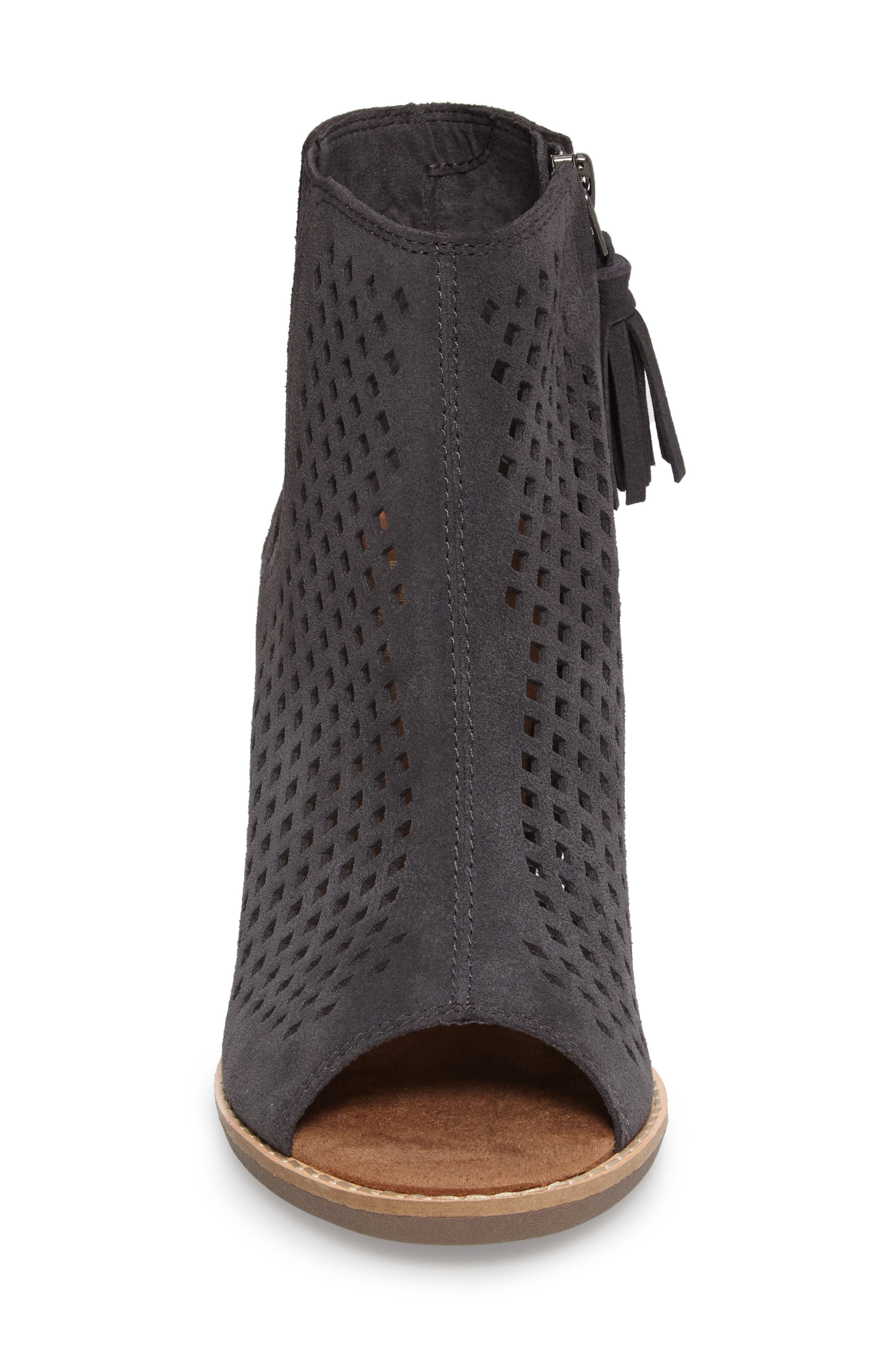 TOMS Majorca Peep Toe Bootie, Alternate, color, 