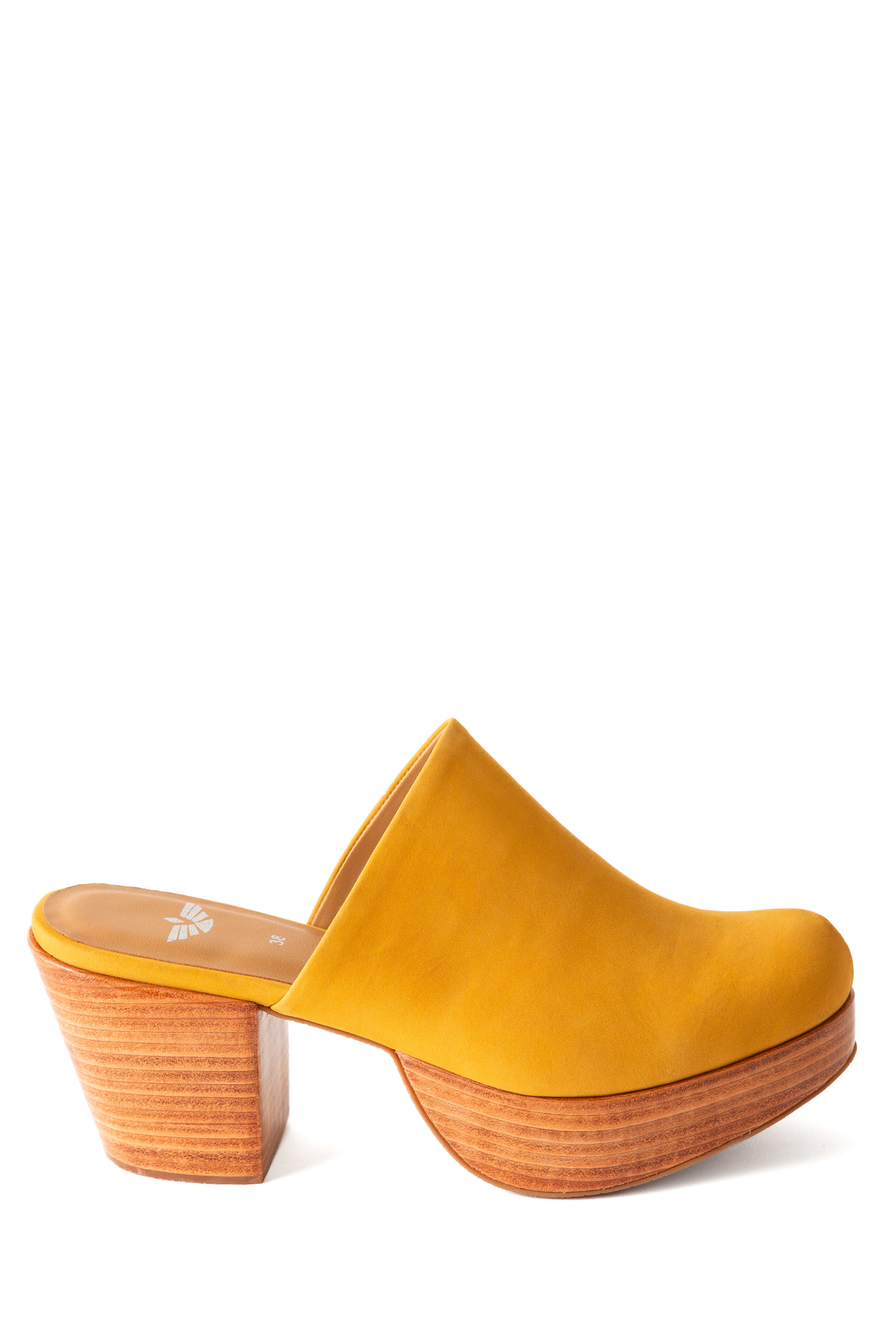 Fortress Ava Suede Clog Mule, Alternate, color, Amber Suede