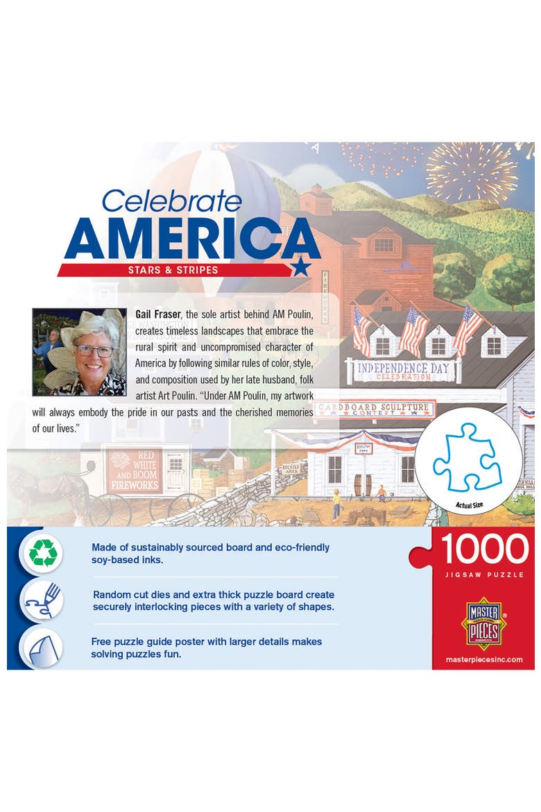 Stars & Stripes 1000 Piece Jigsaw Puzzle, Alternate, color, Multicolor