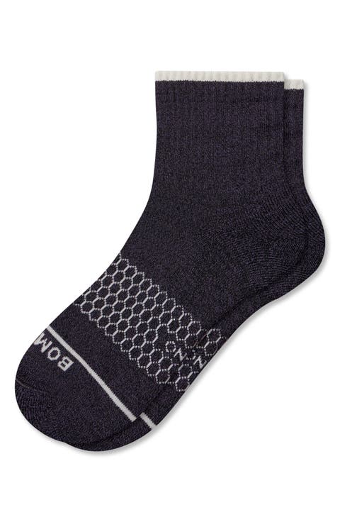 Merino Wool Blend Quarter Socks