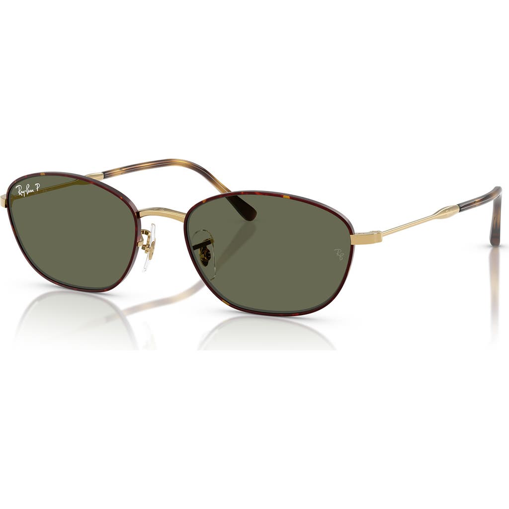 RAY BAN RAY-BAN 58MM IRREGULAR OVAL SUNGLASSES