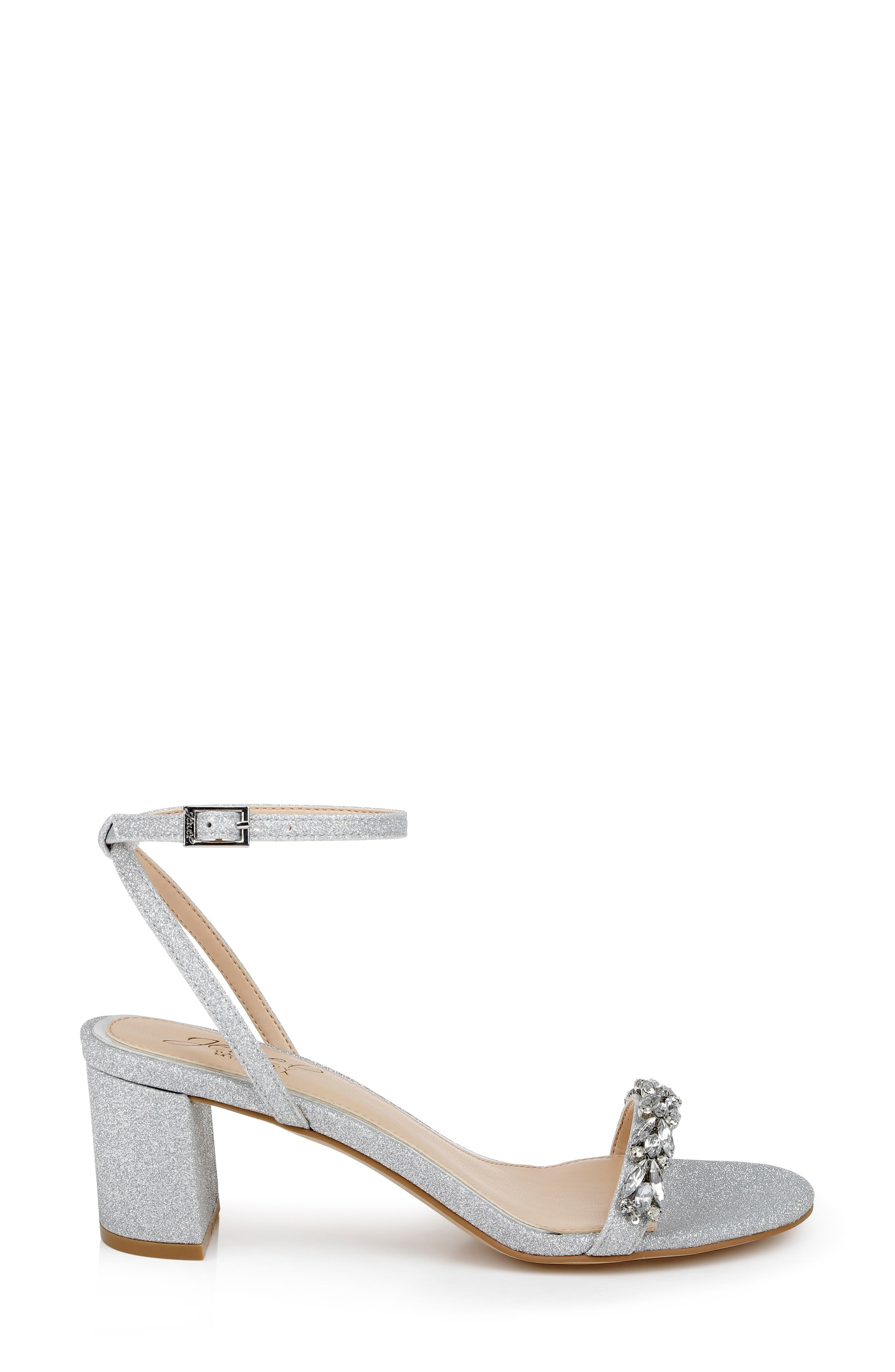 Jewel Badgley Mischka Danni Ankle Strap Sandal, Alternate, color, 