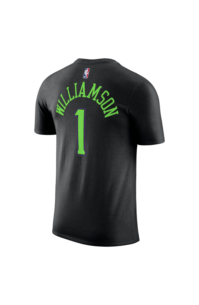 Nike Unisex Nike Zion Williamson Black New Orleans Pelicans 2025/26 City Edition Name & Number T-Shirt, Alternate, color, Black