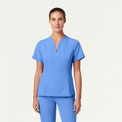 Calix Women's 2-Pocket Tailored V-Neck Scrub Top