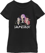 KPop Demon Hunters Girls' Chibi Trio Huntrix T-Shirt