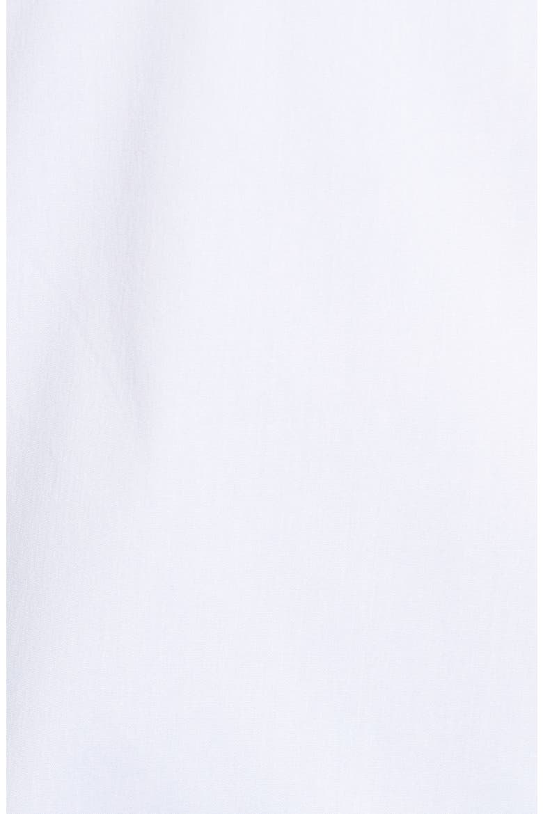Button Front Shirt, Alternate, color, WHITE/ BLACK