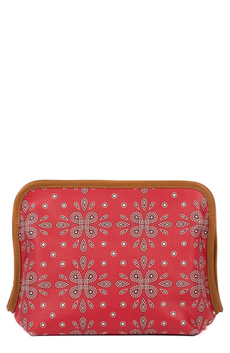 HOBO Beauty Coated Canvas Cosmetics Pouch, Main, color, 