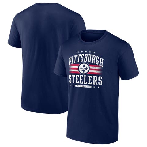 Men's Fanatics Branded  Navy Pittsburgh Steelers Americana T-Shirt