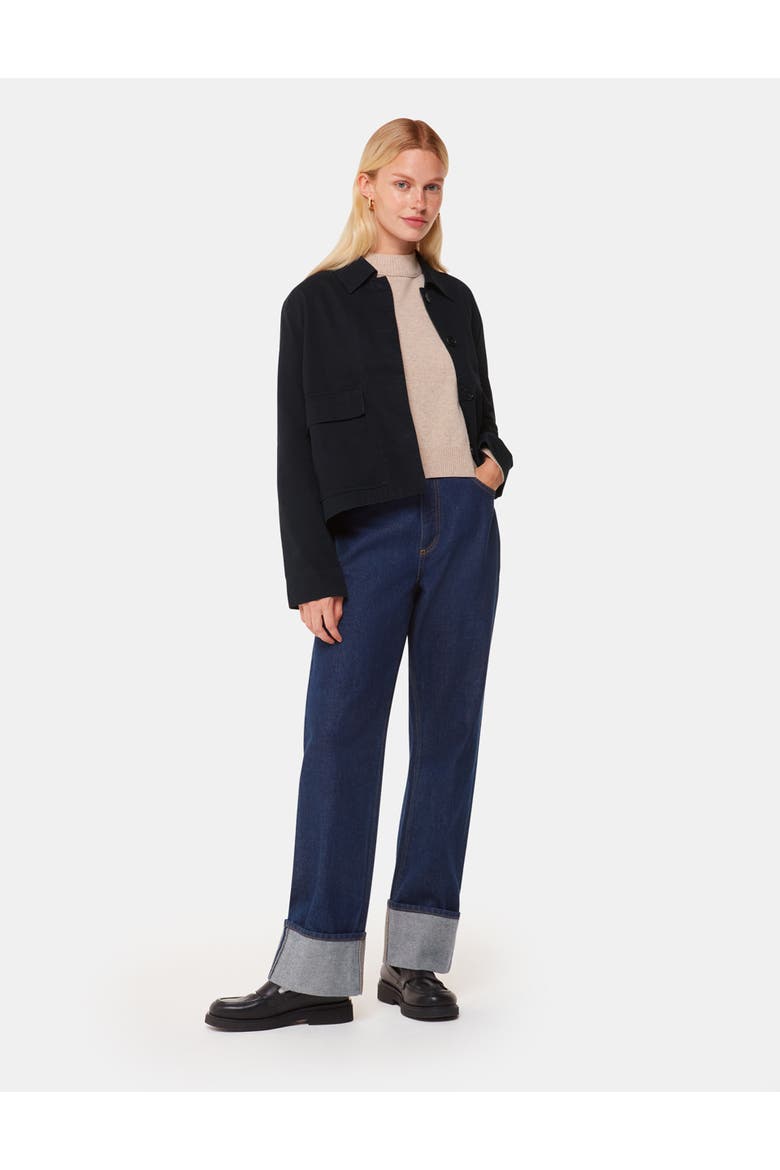 Marie Casual Jacket, Alternate, color, Washed Black