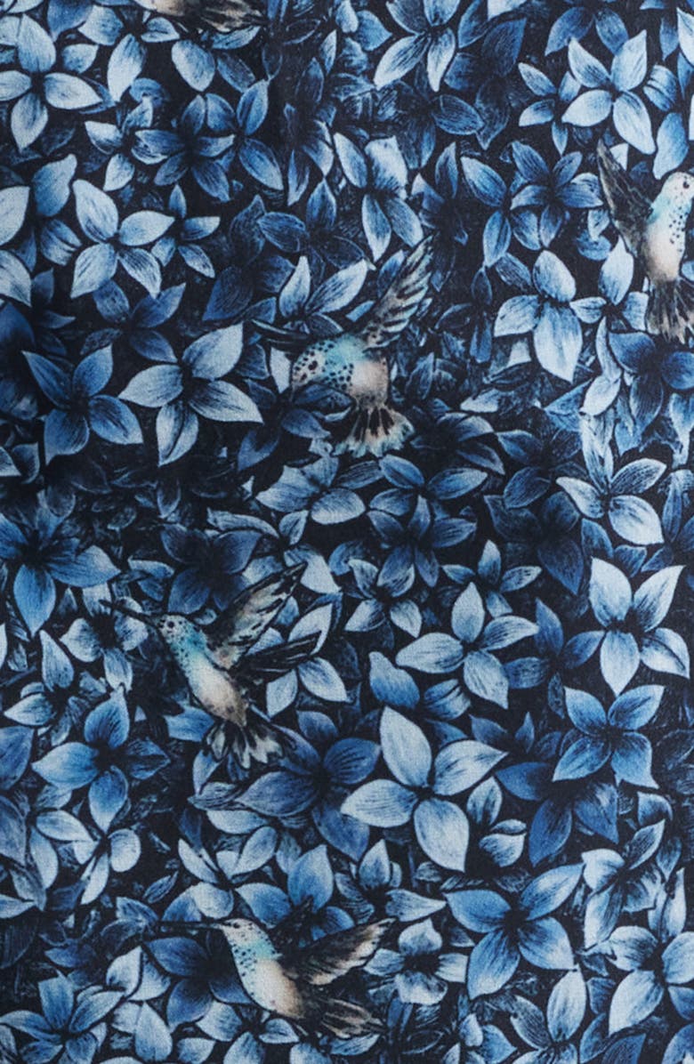 Stone Rose Flight & Floral Swim Trunks, Alternate, color, 