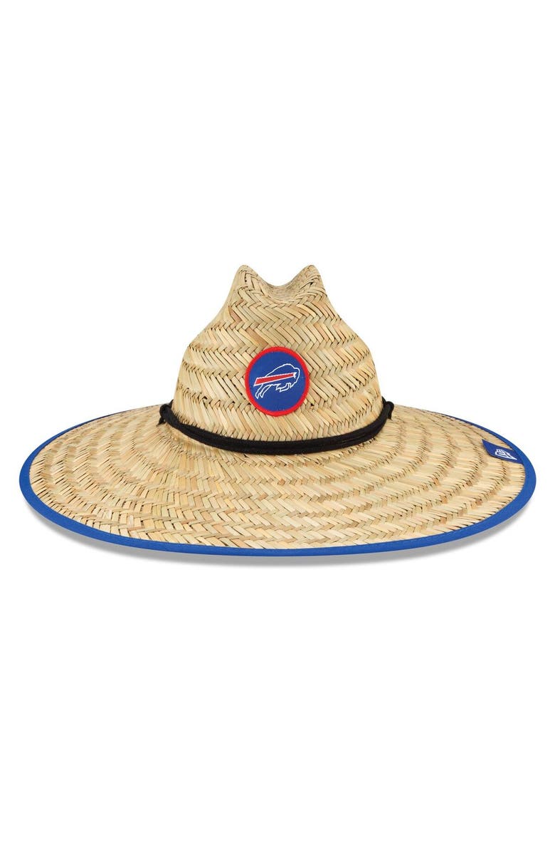 New Era Men's New Era Natural Buffalo Bills NFL Training Camp Official Straw Lifeguard Hat, Alternate, color, 