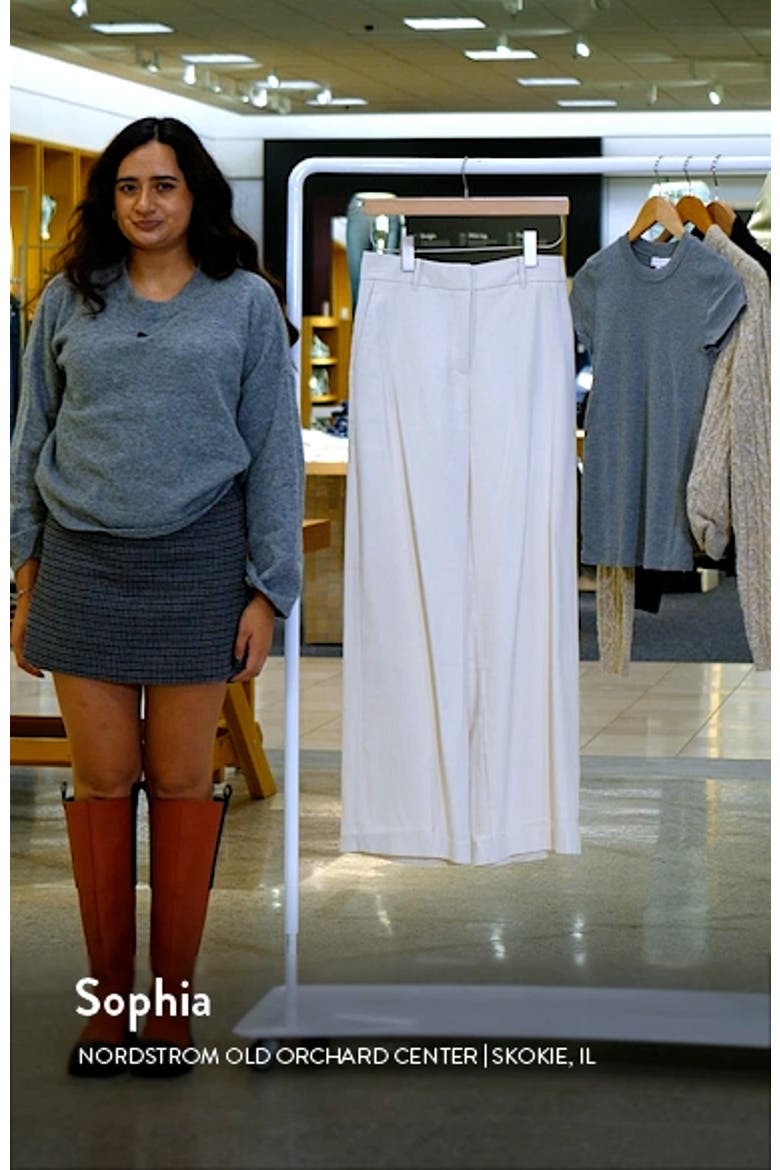 Creased Wide Leg Pants video