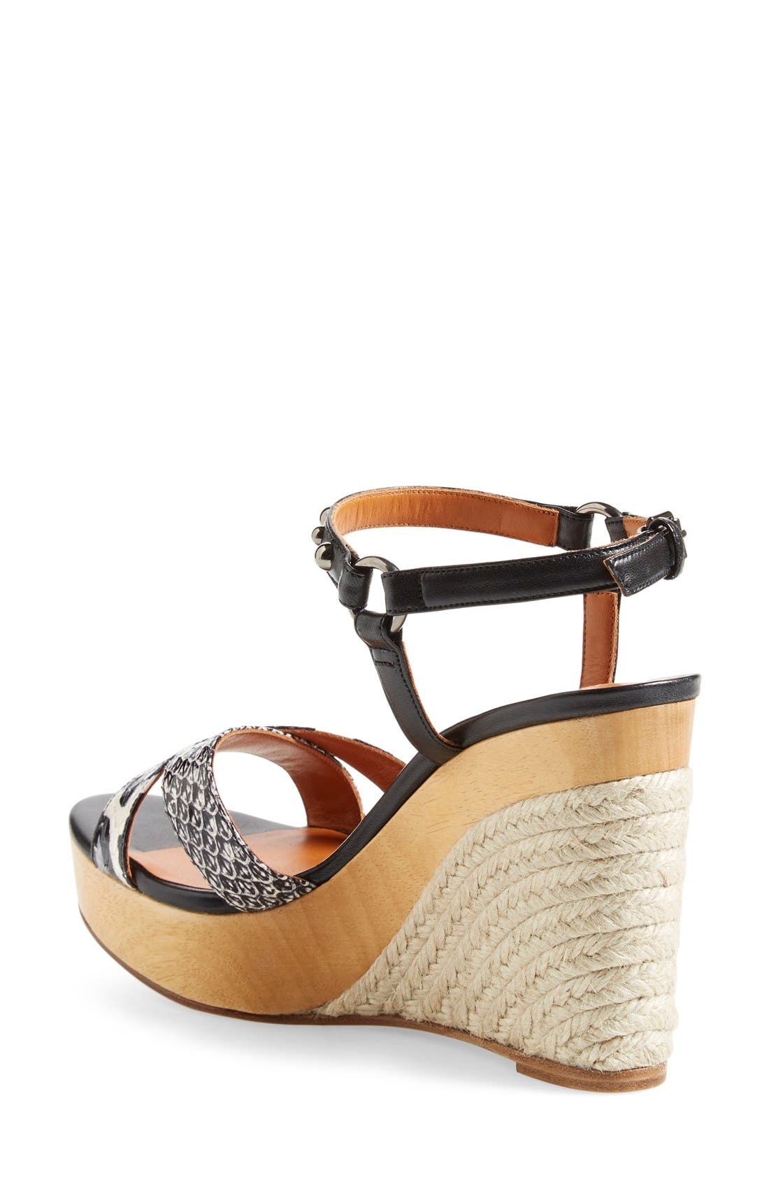 Lanvin Espadrille Wedge Sandal, Alternate, color, 